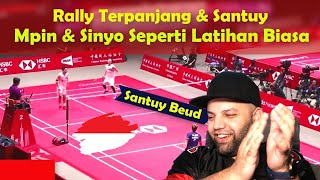 BL China Bersorak Melihat Rally Terpanjang dan Tersantuy Kevin Marcus vs Kamura Sonoda WTF 2019 [upl. by Auof]