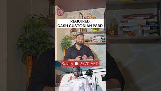 HIRING SECURITY GUARDS FRESHER CASH CUSTODIAN PREPARATION STAFF FOR DUBAI amp ABU DHBAI  WORK VISA [upl. by Calabresi]