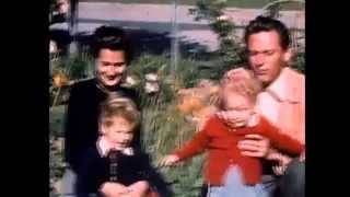 William Holden home movies with his sons and wife Brenda Marshall [upl. by Ydnyc]