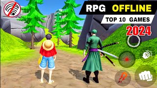 Top 10 Best OFFLINE RPG games that are playable in 2024 for android iOS [upl. by Amled217]