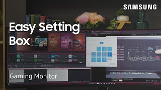 Use Easy Setting Box on your Samsung gaming monitor  Samsung US [upl. by Artemus]