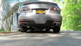 Mazdaspeed 6 Corksport Turboback Exhaust Cold Start [upl. by Anaimad]