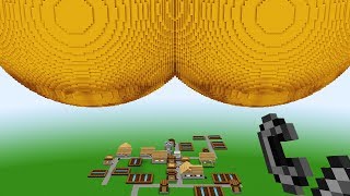 ¡EL TRASERO GIGANTE DE MINECRAFT HACE UNA GRAN CAGADA 💩😱 DESTRUYO LA VILLA [upl. by Balbinder611]