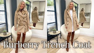 Burberry Trench Coat Review Sizing amp Styling  Bicester Village [upl. by Anorahs]