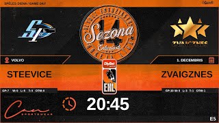 2024 12 01  STEEVICE STV  ZVAIGZNES HKZ  E5 [upl. by Ielak]