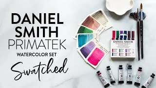 Watercolor Palette Swatching Daniel Smith Primatek Set [upl. by Publius375]