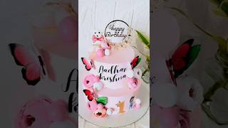 Two tier cake design firstshortvideo cake support cakedesign [upl. by Mirella]