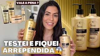 SIAGE RECONSTRÓI OS FIOS EUDORA  RESENHA COMPLETA do Kit Versão 400ml Vale a pena  Larisse Gama [upl. by Decrem]