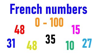 Master all French numbers Learn french for beginners learnfrench [upl. by Nelleus]