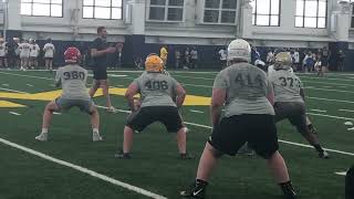 Cameron Buchanan 2023 OG DT 64 350 Football Camp Video 2022 [upl. by Timmi]