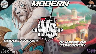 Boros Energy VS Glimpse Of Tomorrow MTG Modern [upl. by Celestia793]