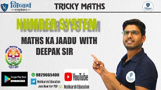 NUMBER SYSTEM  JNVST2024  MATHS  ENGLISH MEDIUM  KUMAR DEEPAK SIR [upl. by Dillon]