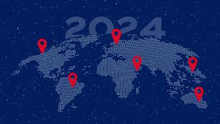 Carte bonne année entreprise internationale 2024 FX140  Vidéostorytelling by Néologis [upl. by Fezoj]