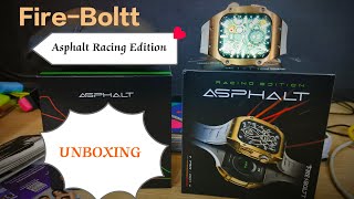 FireBoltt ASPHALT Racing Edition Smartwatch 🔥🔥 Unboxing Best Smartwatch Under 2000 [upl. by Ytsirhc]