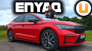 New 2024 Skoda Enyaq 85x Review  Better Than An IONIQ 5 [upl. by Aryc]