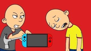 Classic Caillou breaks￼￼ caillou nintendo funny fyp like follow recommended [upl. by Analos]