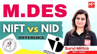 NIFT vs NID Master of Design MDes  Difference  Design Colleges Entrance Exams [upl. by Atel725]