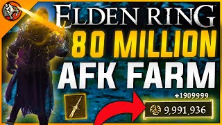 Elden Ring  How To AFK The Mogwyn CliffBird Farm  NEW 80 Million  AFK Rune Farm PC Only [upl. by Vasos619]