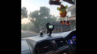 Long Drive car camera setup vromonchaka shortvideo youtubeshort [upl. by Kemble]