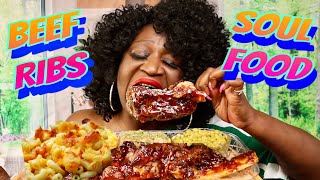 SOUL FOOD MUKBANG  SUNDAY DINNER MUKBANG  LETS TALK ABOUT IT  EATING SHOW  먹방 [upl. by Zischke]