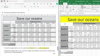 Cambridge IGCSE ICT 0417  FebMar 2021 Paper 3 Data Analysis Spreadsheet [upl. by Ansilme]