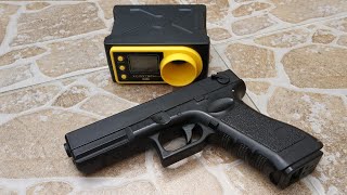 Airsoft Glock 18c AEP Chronograph Test 020g  090g [upl. by Troyes]