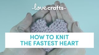 How to Knit  The Fastest Heart [upl. by Wolfgang]