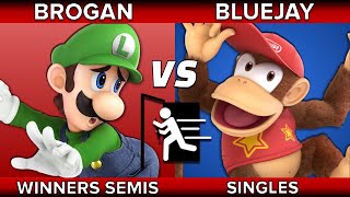 Behind Schedule 3 Top 8  Brogan Luigi vs BlueJay Diddy Kong [upl. by Enila]