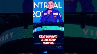 Kaori Sakamoto Speaks after World Championship Victory [upl. by Inalem]