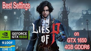 Lies of P on GTX 1650  i3 9100F [upl. by Penelopa122]