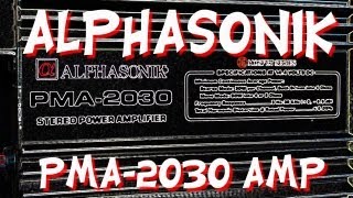 Old School Alphasonik PMA2030 Amp Overview  OldSchoolStereocom [upl. by Schacker880]