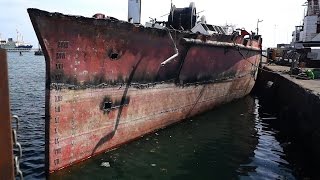 Ship Scrapping Djursland Denmark [upl. by Elwin]