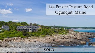 144 Frazier Pasture Road  Ogunquit Maine  Marginal Way Home For Sale [upl. by Amimej]