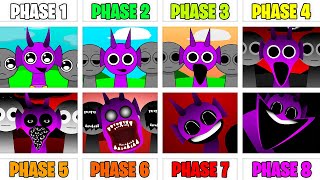 True All Phases in Incredibox Sprunki  Phase 1 VS Phase 2 VS Phase 3 VS Phase 4 VS Phases 58 [upl. by Maighdiln]