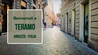 Passeggiando per il centro di Teramo  Italia [upl. by Kall]