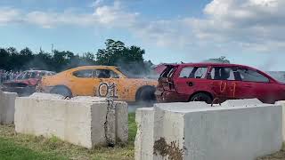 Hells 12 Acre Rear Wheel Drive Demolition Derby 2024 [upl. by Narej]