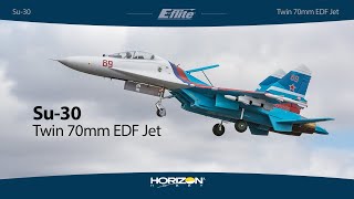 Eflite® Su30 Twin 70mm EDF PNP amp BNF Basic Jet [upl. by Winn]