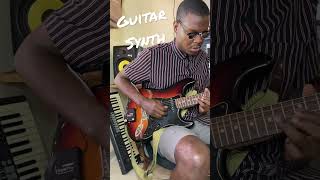 Jamming with Fishman Triple Play midi guitar system to play synth on my guitar [upl. by Ileyan]