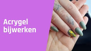 Acrygel nagels bijwerken [upl. by Carlee]