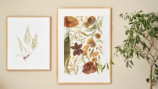 Dried flowers in frame – DIY by Søstrene Grene [upl. by Innavoig]