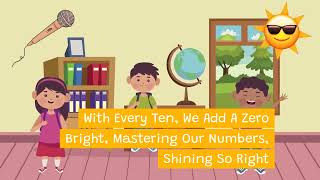 All the Tens times table  sing and dance to this kids pop song and learn the 10 times table [upl. by Jillene]