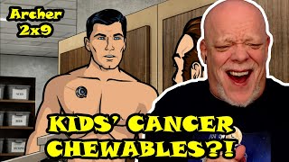 ARCHER 2x9 REACTION VID  Kids Cancer Chewables 😂😂 [upl. by Celle]