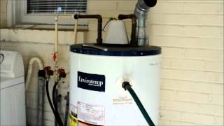 Experimental Solar Thermosiphon Water Heater DIY version 30 [upl. by Ardnoyek712]