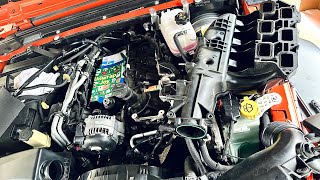 Upper Intake Manifold Jeep Wrangler 2018 JL check engine misfire Spark plug oil Chrysler gasket [upl. by Aikemaj305]