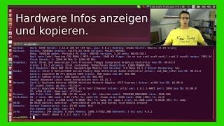 Ubuntu Linux 1404 1504 Alle Hardware informationen des Computers anzeigen Diese Infos kopieren [upl. by Dwaine919]