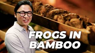 Traditional Vietnamese Frogs CharGrilled in Bamboo Ep21 [upl. by Koralle118]