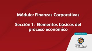 Sección 1 Elementos básicos del proceso económico [upl. by Ymmij]