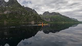 Sea kayaking in Lofoten Norway [upl. by Anrat]