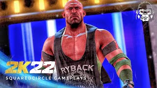 Ryback w Entrance Theme amp GFX Pack  New WWE 2K22 Mods [upl. by Ahseenyt]