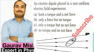 Dipole in an Uniform Electric Field  PHYSICS  NEET  Concept of the Day  Mrinal Sir [upl. by Ahsiugal]